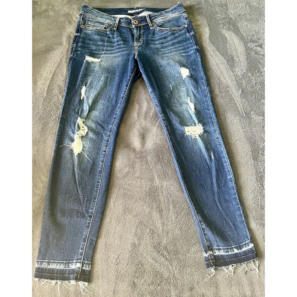 American Rag Cie Womens Jeans 7 Juniors Low Rise Lightly Worn